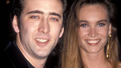 Nicolas Cage and girlfriend Lisa Stothard 