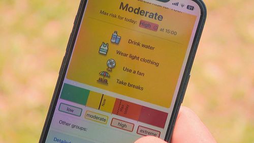 A new app has been developed to give people up to date advice during heatwaves. 