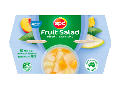 SPC Diced Fruit Salad In Juice Fruit Cups - 14 grams