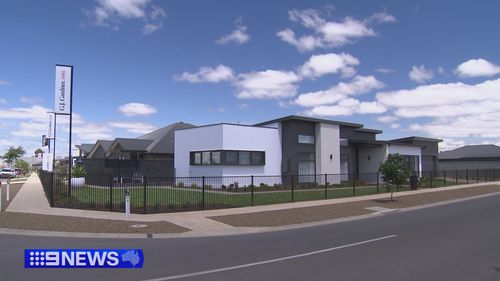 The G.J. Gardner display home had only recently opened.