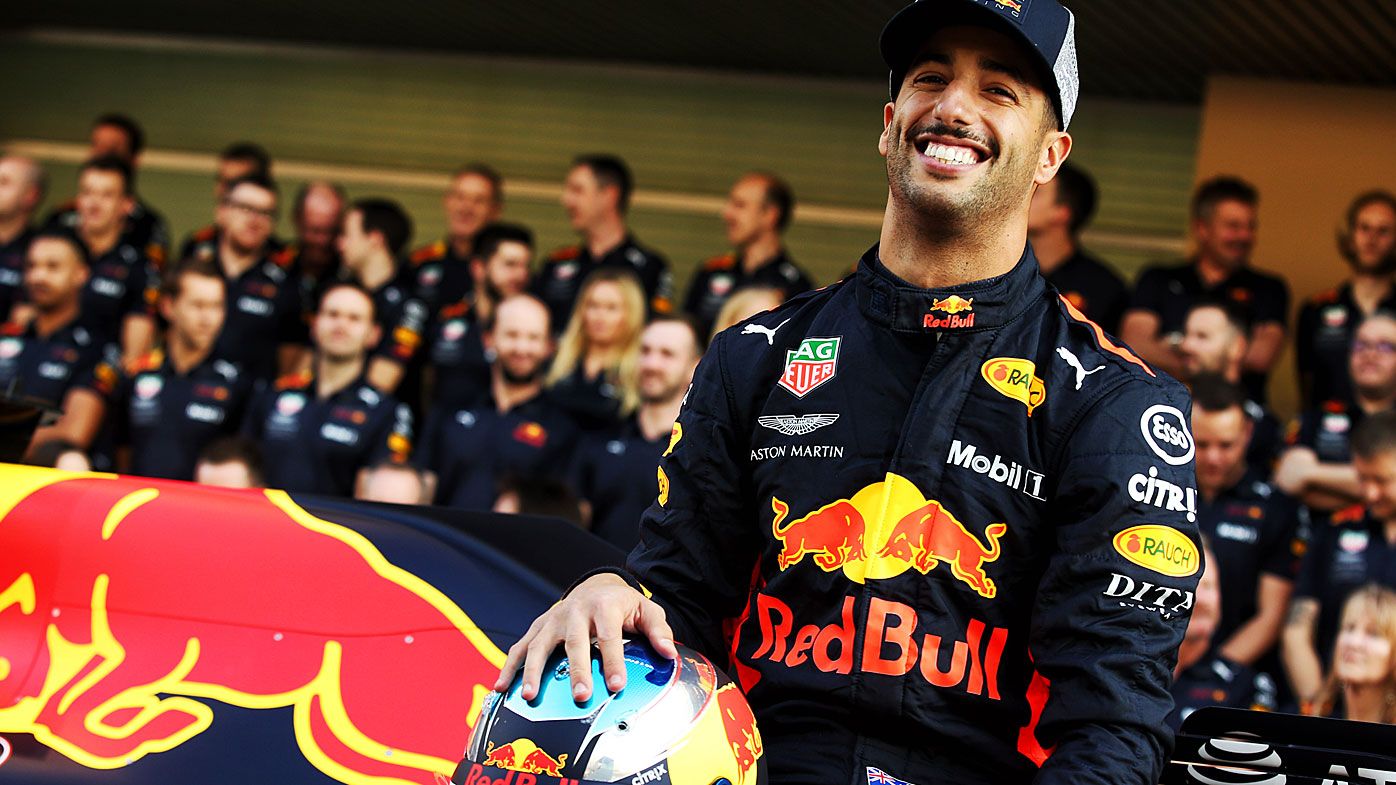 Daniel Ricciardo practice before final race with Red Bull at Abu Dhabi ...