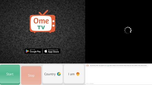 The OmeTV app has been issued a formal warning by eSafety.