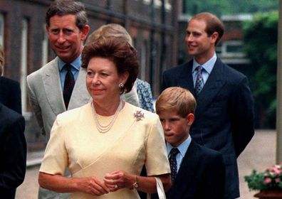 Prince Harry and Princess Margaret relationship