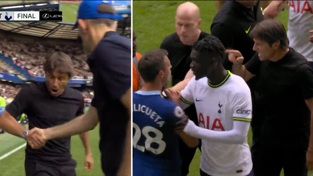 Handshake sparks fiery brawl in heated 2-2 draw between Chelsea and Tottenham