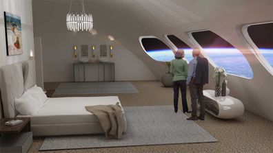 Von Braun Station space hotel designs