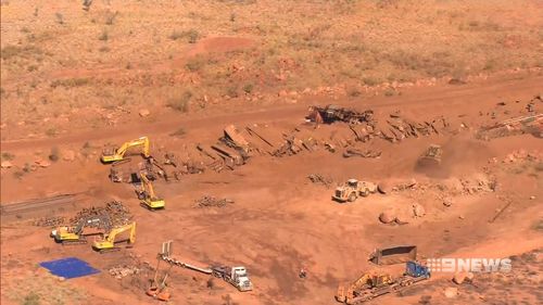 The cost in damages from a BHP Billiton iron ore train that was deliberately derailed 119km from Port Hedland could soar into the multi-millions.