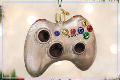 9PR: Old World Christmas Video Game Controller Glass Blown Ornament 