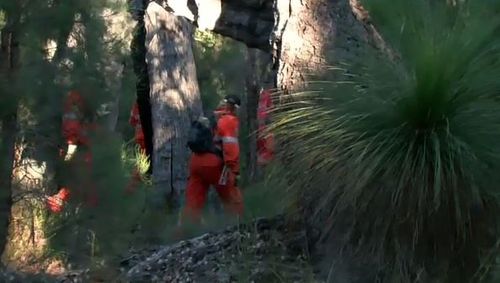 SES crews are out searching for Mr Collett this morning. Picture: 9NEWS