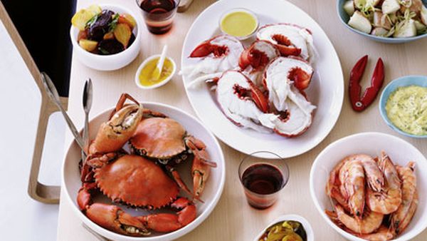 Scandinavian seafood feast