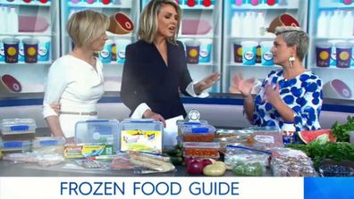 Frozen food tips with 9Honey, Jane de Graaff and Today Show