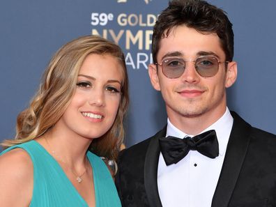 MONTE-CARLO, MONACO - JUNE 18: Charles Leclerc (R) and Giada Gianni attend the closing ceremony of the 59th Monte Carlo TV Festival on June 18, 2019 in Monte-Carlo, Monaco. (Photo by Pascal Le Segretain/Getty Images)