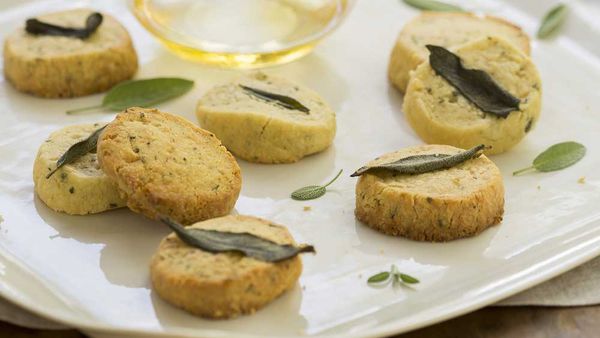Indira Naidoo's sage and cheddar biscuits