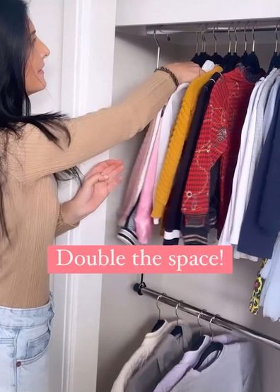 Wardrobe storage hacks