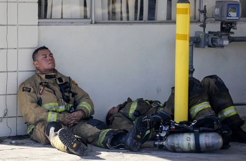 Firefighters have worked tirelessly, battling several blazes across southern California.