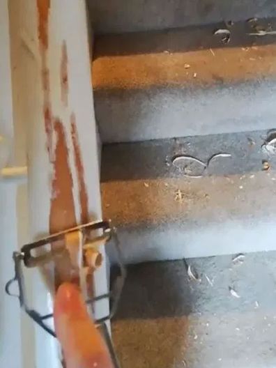 Woman Shares Time Saving Hack To Strip Paint From Wooden Bannisters