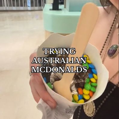 US tourist shocked australian mcflurry detail