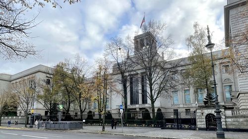 View of the Russian embassy in Berlin