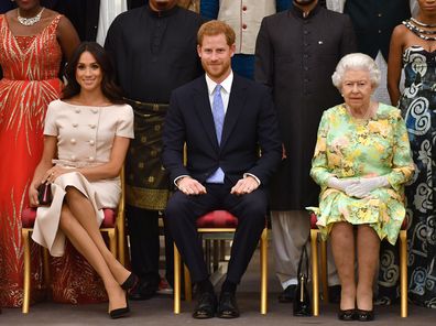 Meghan Markle, Prince Harry, Queen Elizabeth