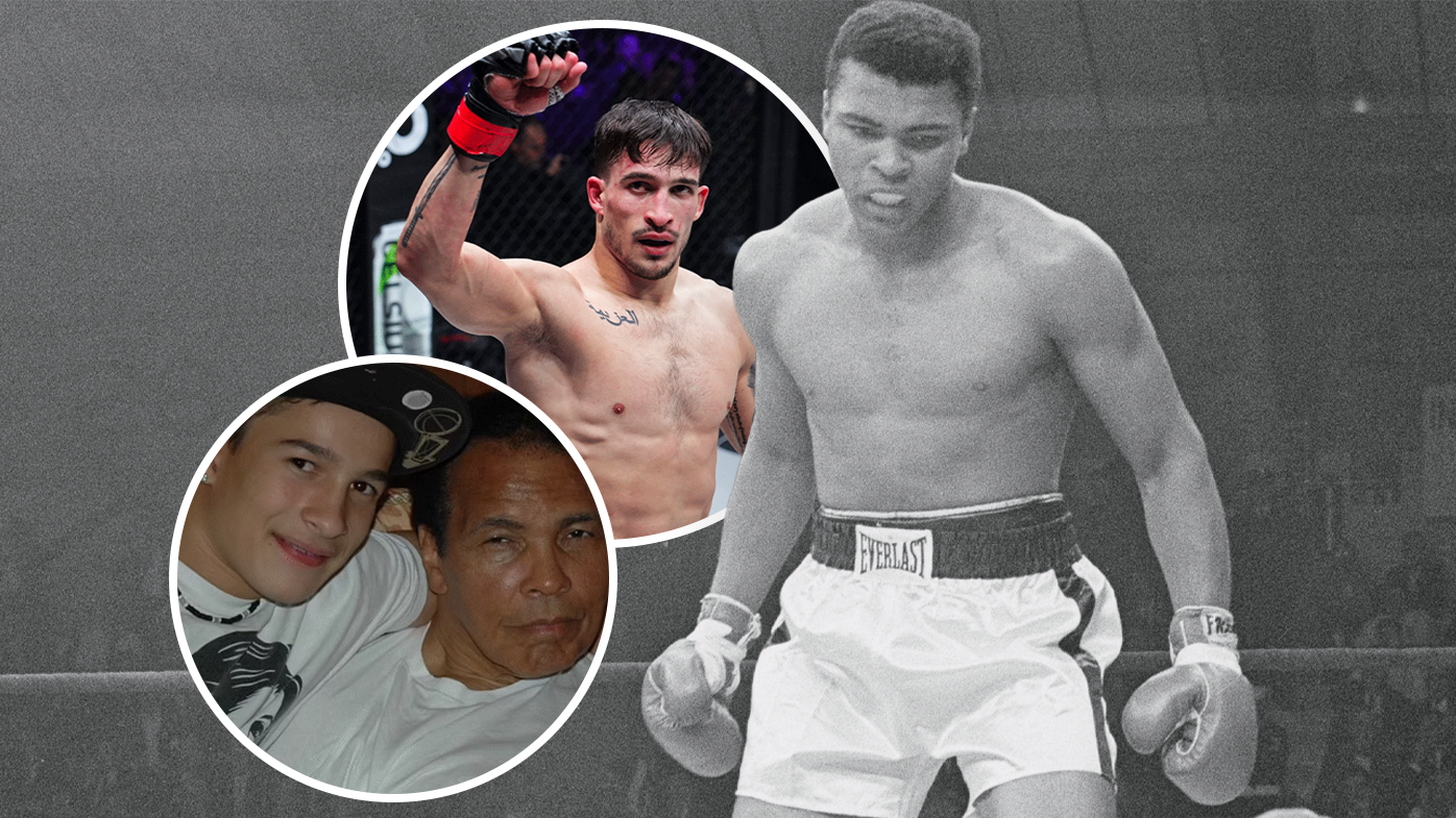 EXCLUSIVE: Rising fighter Biaggio Ali Walsh reveals grandfather Muhammad Ali's indelible impact