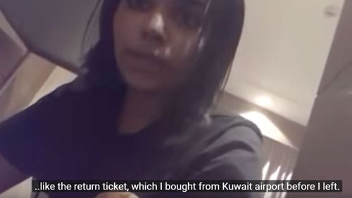 The teenager claims she was abducted and had her passport confiscated by Saudi diplomatic staff in Thailand, despite having a visa to travel to Australia.