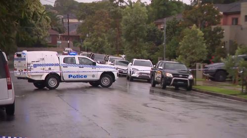 A﻿ man in his 30s has died after being stabbed in the chest after an argument at the Sydney home of two of his friends, police say.