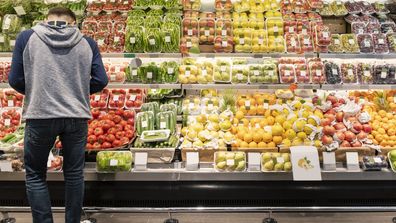 Supermarket at Christmas