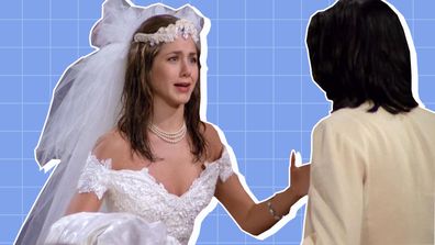 Friends' Monica and Rachel rekindle their friendship in the pilot episode.