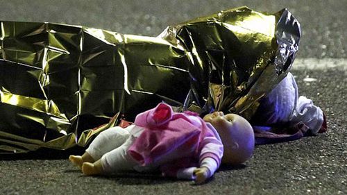 Children were among those run down on the waterfront boulevade while celebrating Bastille Day. 