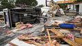 Storms flip cars, kill at least four in Texas