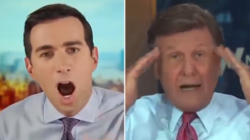 CNBC hosts Andrew Ross Sorkin and Joe Kernen clash