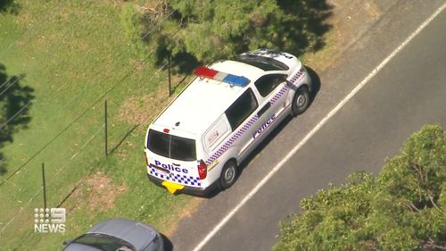 Officers were called to a house in Yugar, in the Moreton Bay region north of Brisbane, at about 6.45am.﻿