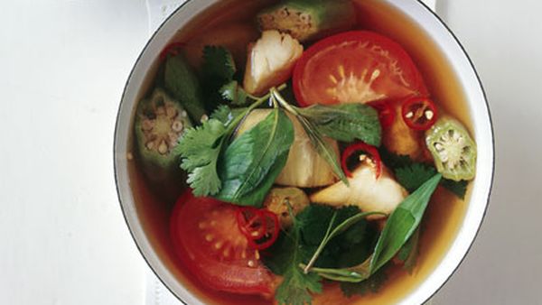 Sweet and sour fish soup 