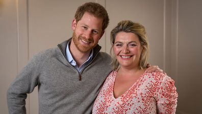 Bryony Gordon speaks to Prince Harry for Mad World Podcast in 2017