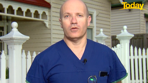 Melbourne-based emergency physician Stephen Parnis speaks to Today.