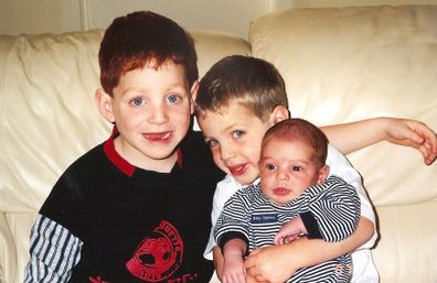 Ben with his older brothers