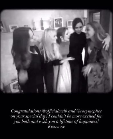 Victoria Beckham pays tribute at the wedding 