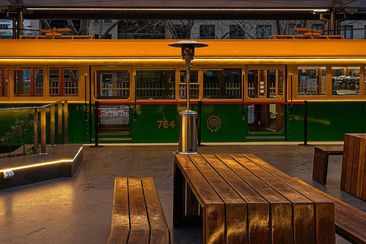 Eatery Melbourne coffee tram cafe restaurant opening