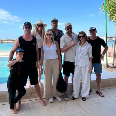 Hemworth family holiday in Abu Dhabi