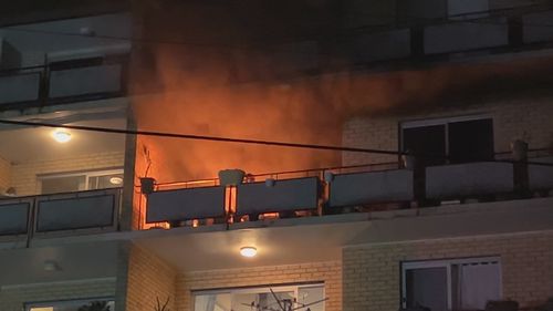 Elderly woman escapes from burning Dee Why unit