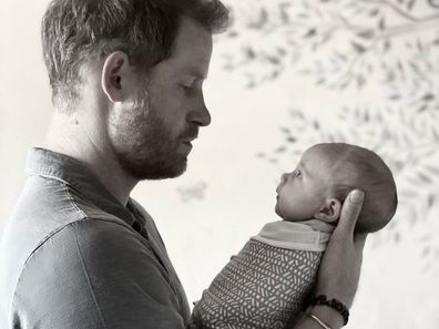 Prince Harry, the Duke of Sussex, with Princess Lilibet in photos shared by Meghan, the Duchess of Sussex, to celebrate her fourth birthday on June 4, 2025.