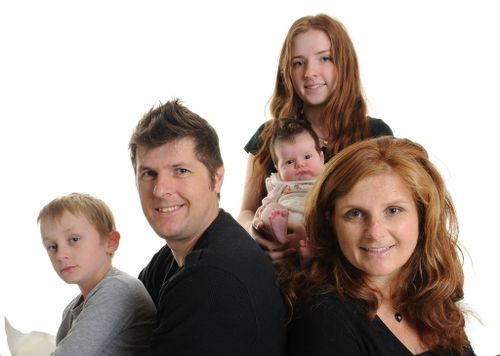 Lorna Berry e famiglia