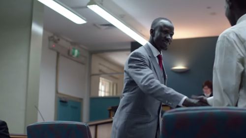 As a lawyer Mr Adut now spends his life fighting to make sure other Sudanese refugees get the legal support and advice they need. (Western Sydney University)