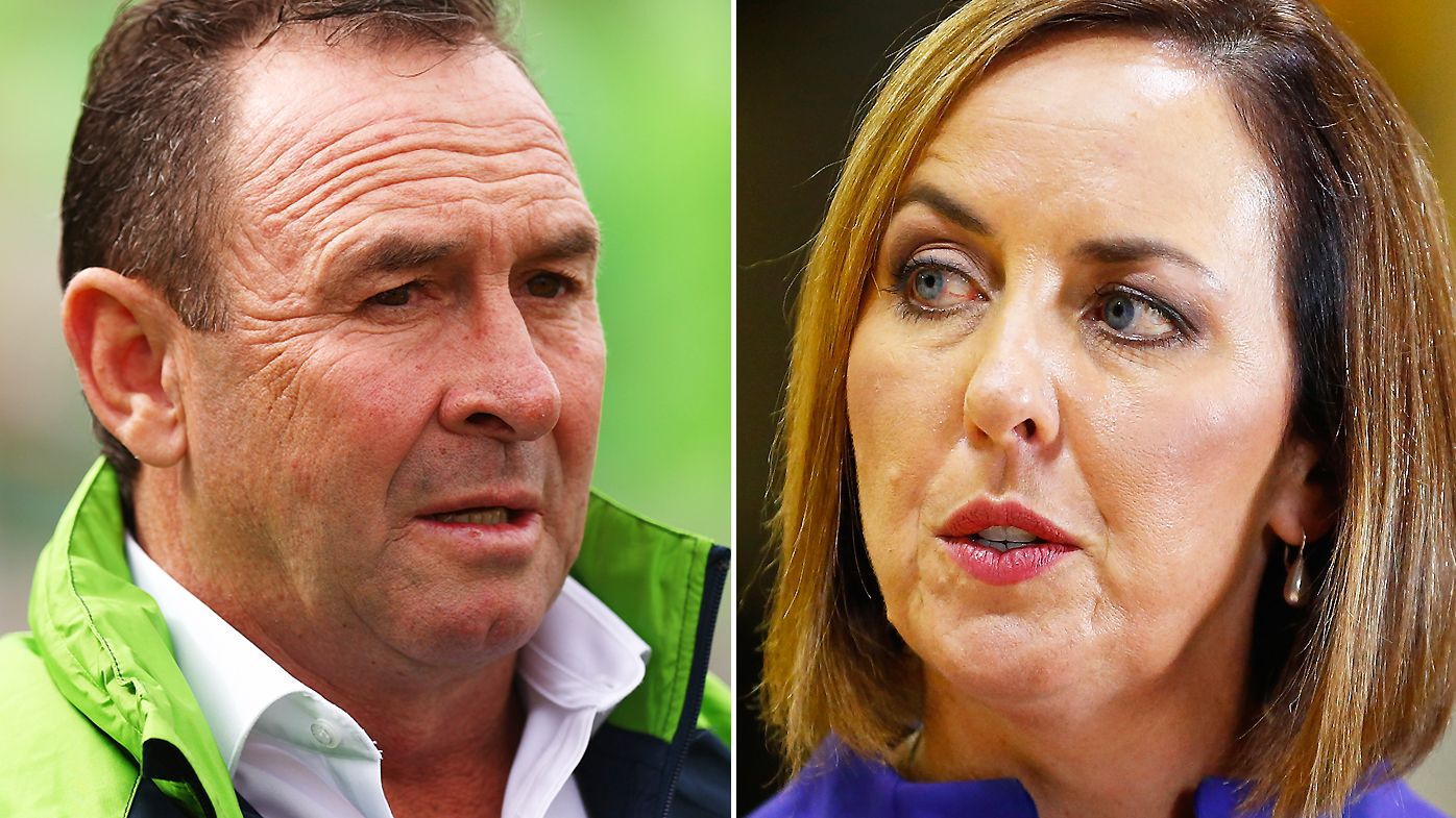 Ricky Stuart and Liz Ellis