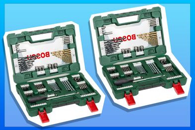 9PR: Bosch 91-Piece V-Line Titanium Drill Bit and Screwdriver Bit Set