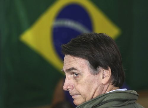 Far-right politician Jair Bolsonaro has been elected president of Brazil.