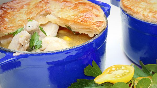 Rosella's chicken and corn pot pies