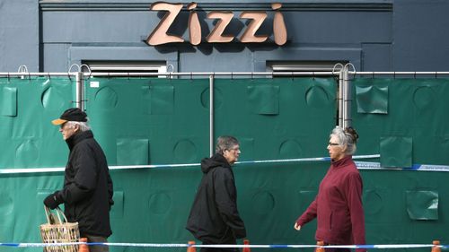 Zizzi restaurant near the area where former Russian double agent Sergei Skripal and his daughter were found critically ill following exposure to the Russian-developed nerve agent Novichok. 