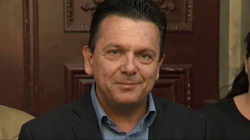 Nick Xenophon addressed the media today.