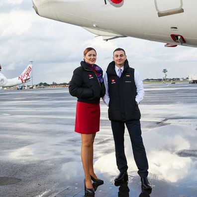 virgin australia tassie tux uniform pe nation