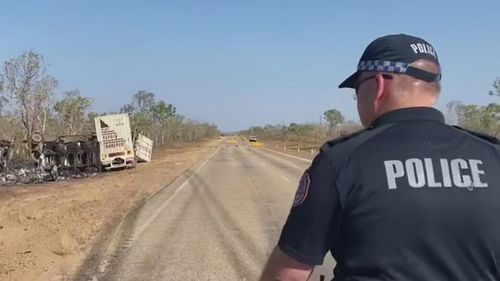 Six people have been killed on a highway - south of Darwin in what police have called the Northern Territory's deadliest crash in 16 years. 